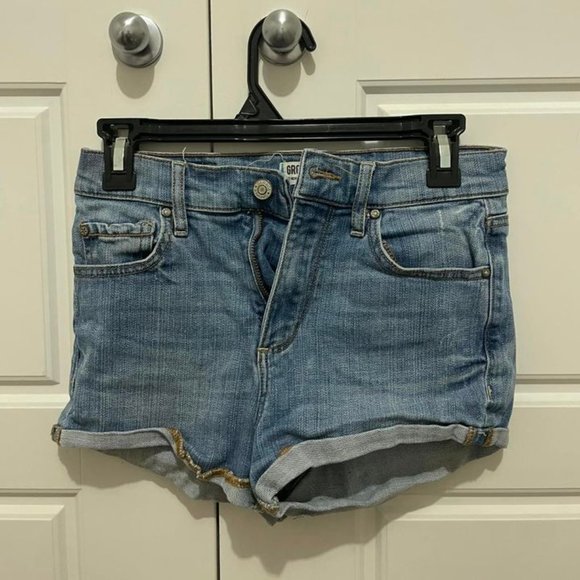 Garage Mini Denim Shorts - Picture 1 of 1